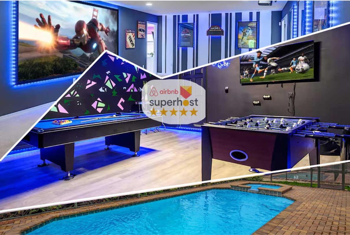 8Br Resort Home W Pool Hot Tub And Theatre Loft キシミー エクステリア 写真